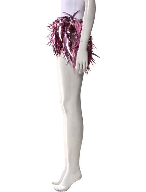 Paco Rabanne Chain-Link Accents Mini Skirt