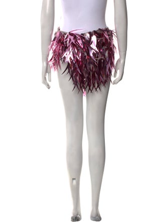 Paco Rabanne Chain-Link Accents Mini Skirt