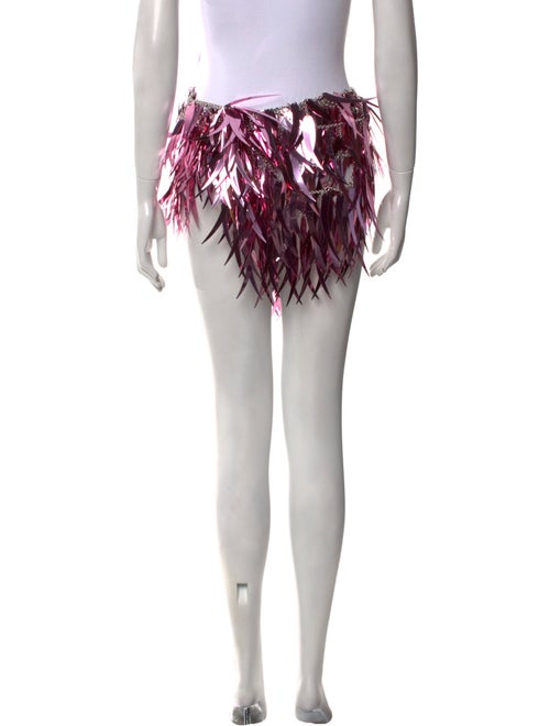 Paco Rabanne Chain-Link Accents Mini Skirt