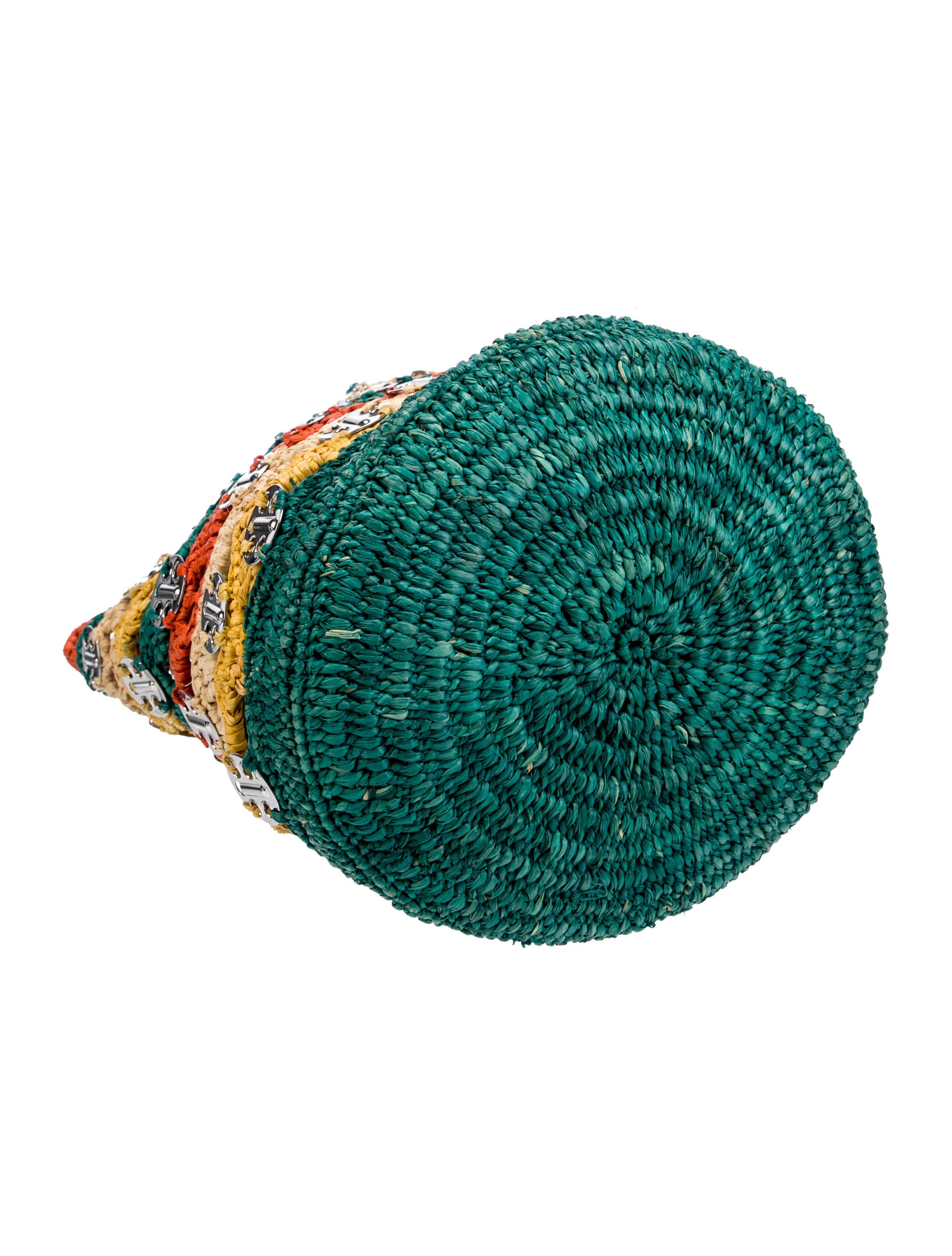 Paco Rabanne Raffia Shoulder Bag