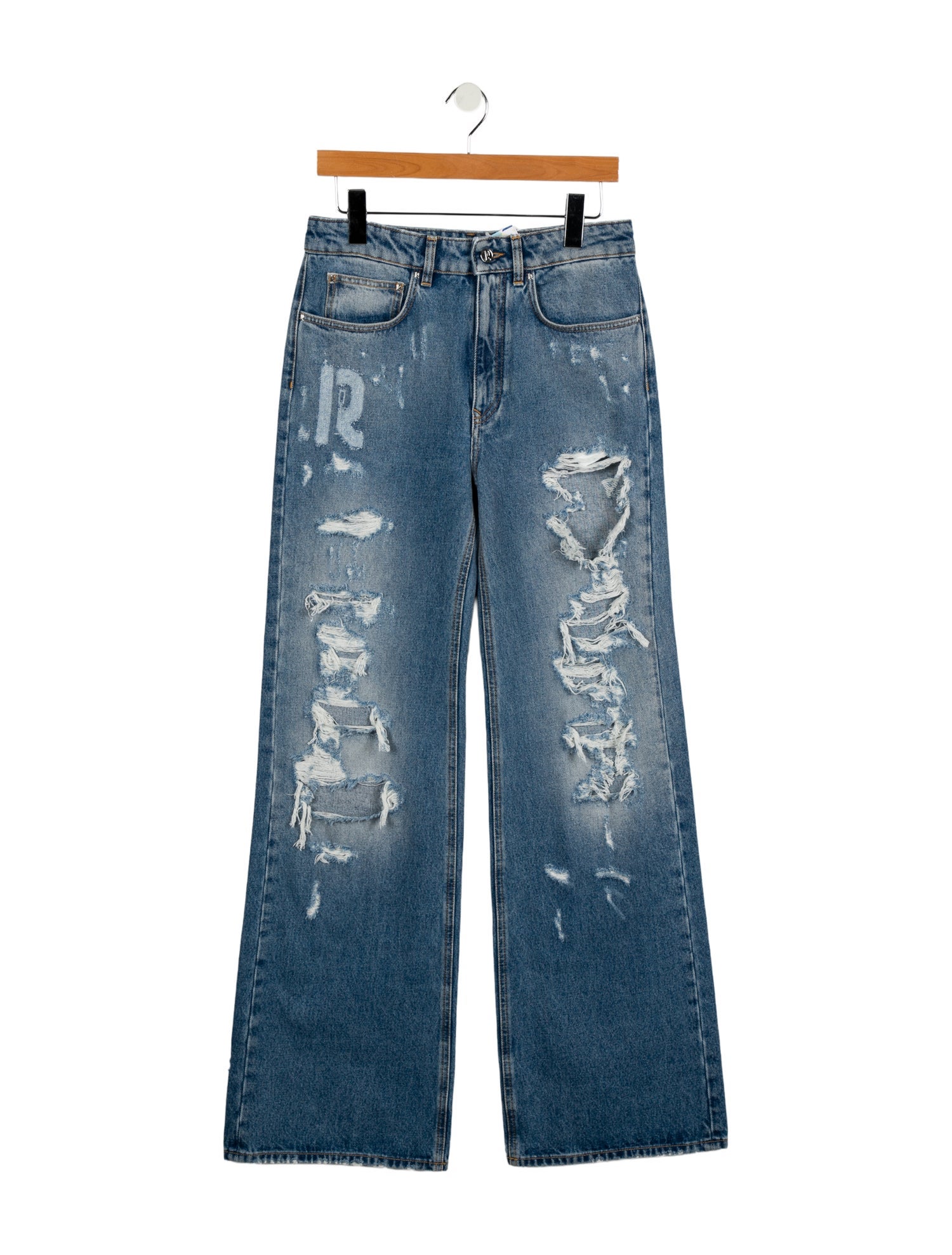 Paco Rabanne High-Rise Wide Leg Jeans w/ Tags
