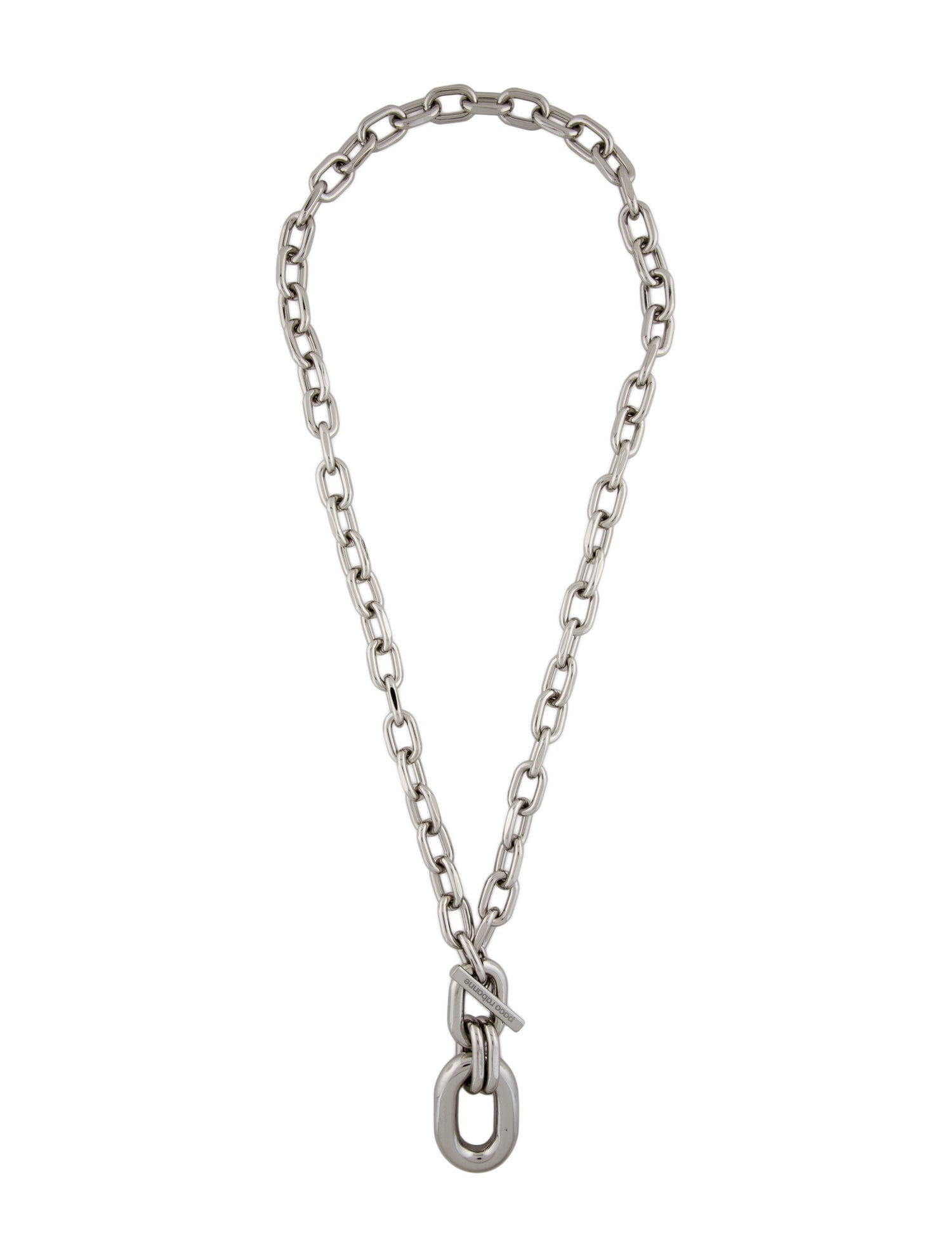 Paco Rabanne Double XL Link Pendant Necklace