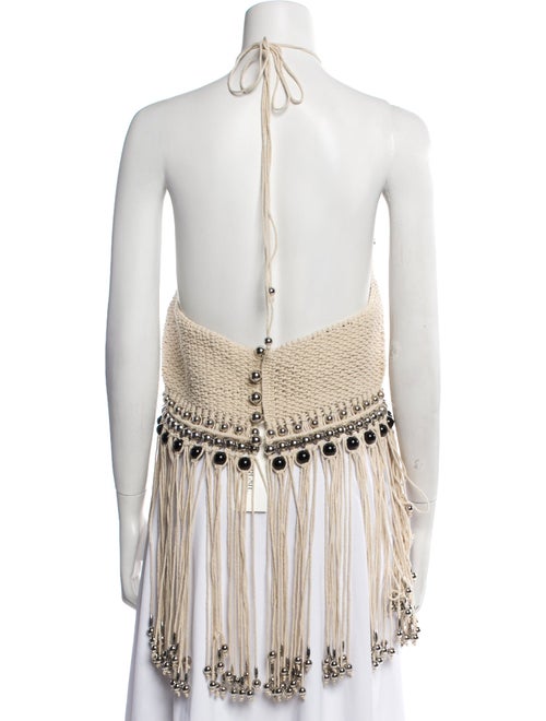 Paco Rabanne Printed Halterneck Tunic