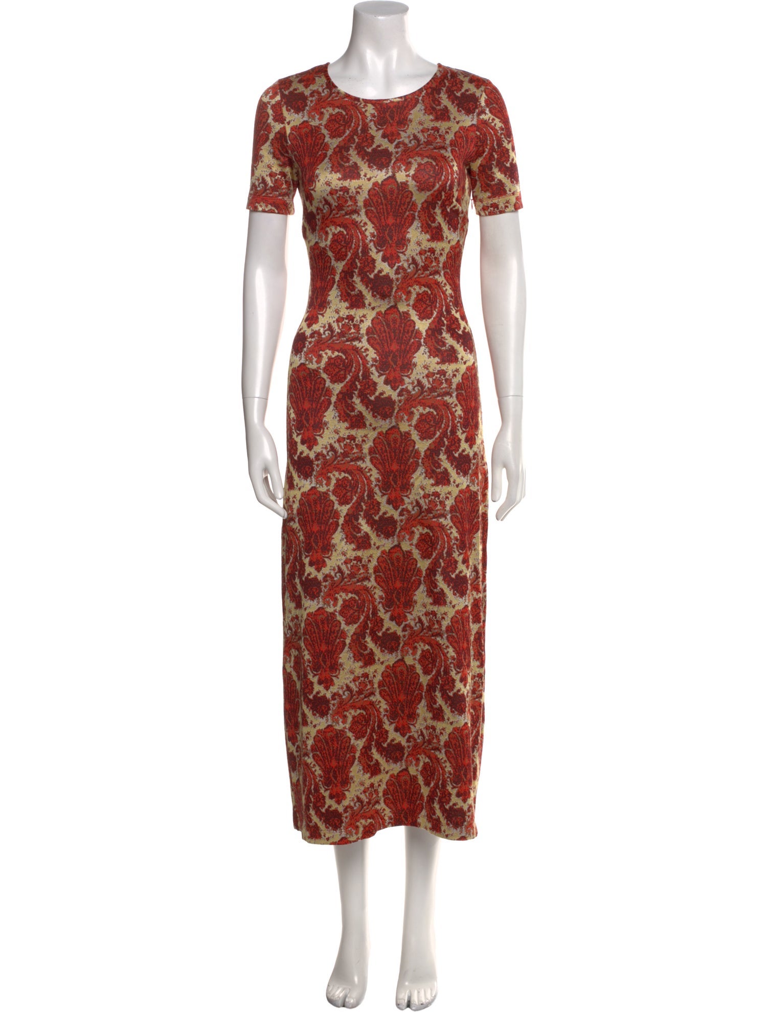 Paco Rabanne Animal Print Long Dress