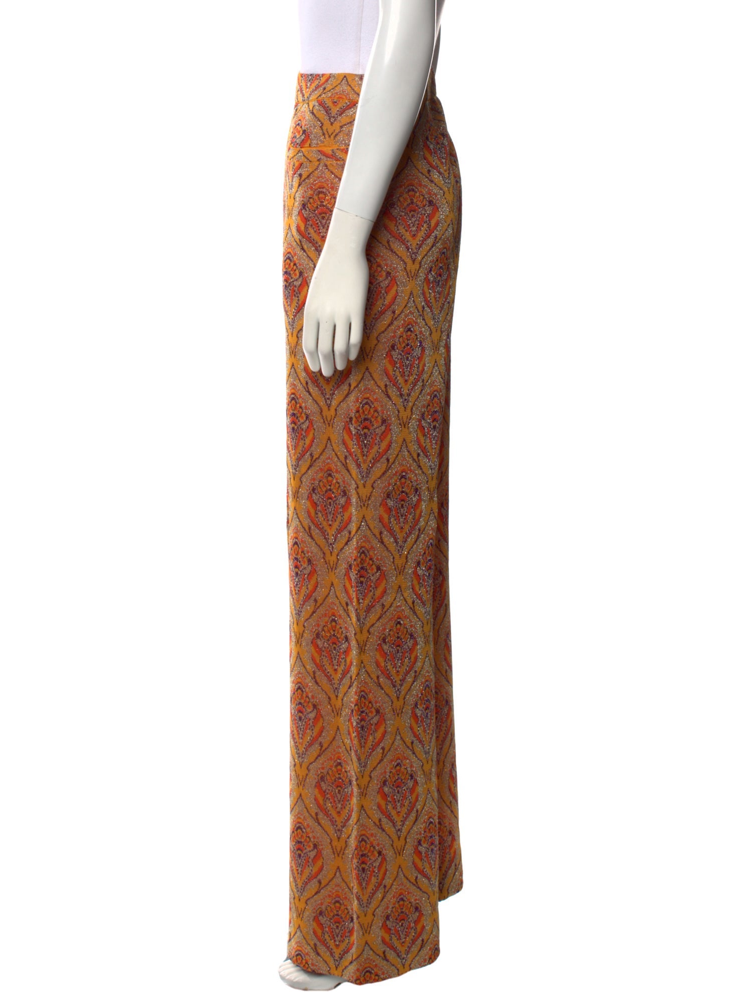 Paco Rabanne Printed Wide Leg Pants