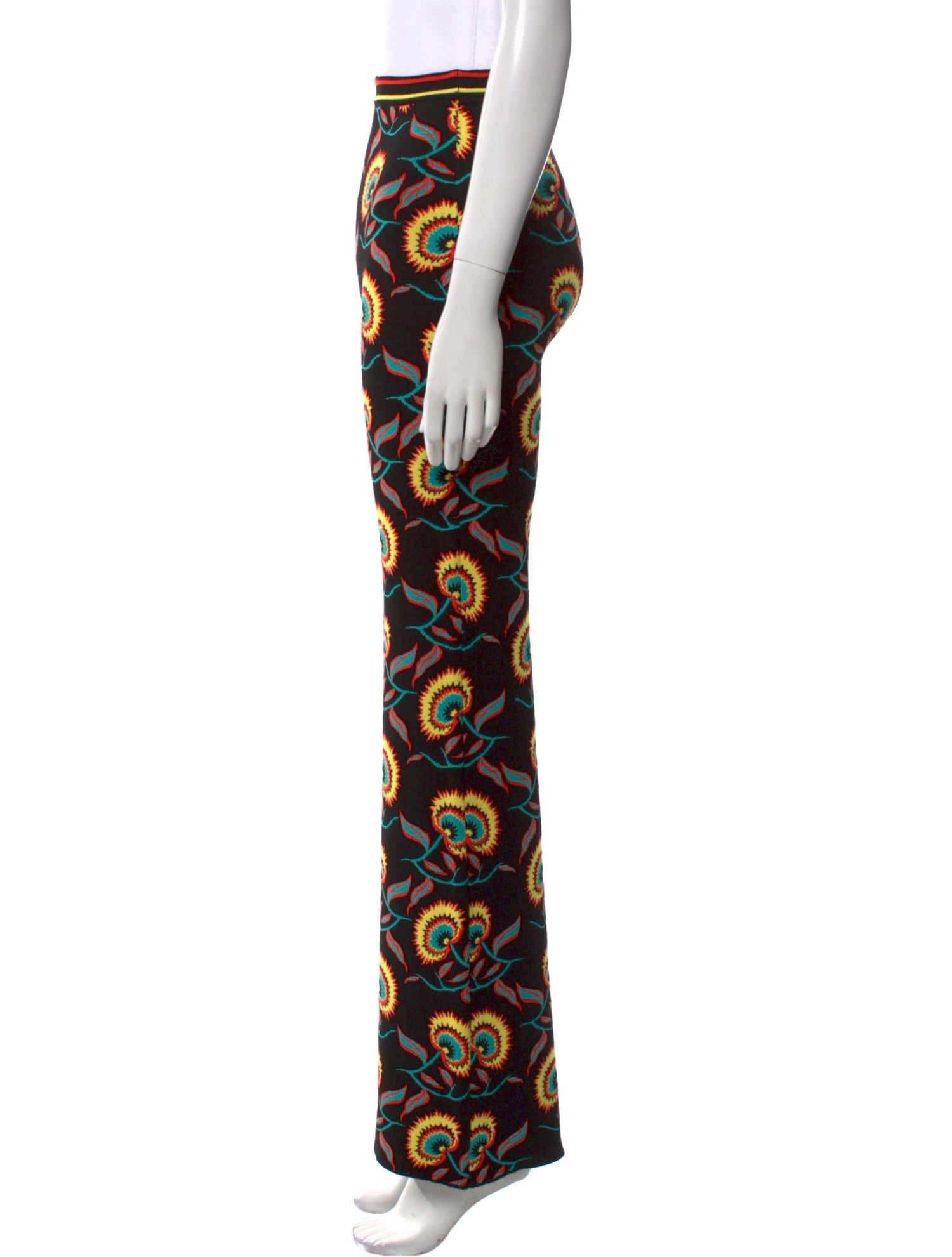 Paco Rabanne Printed Wide Leg Pants