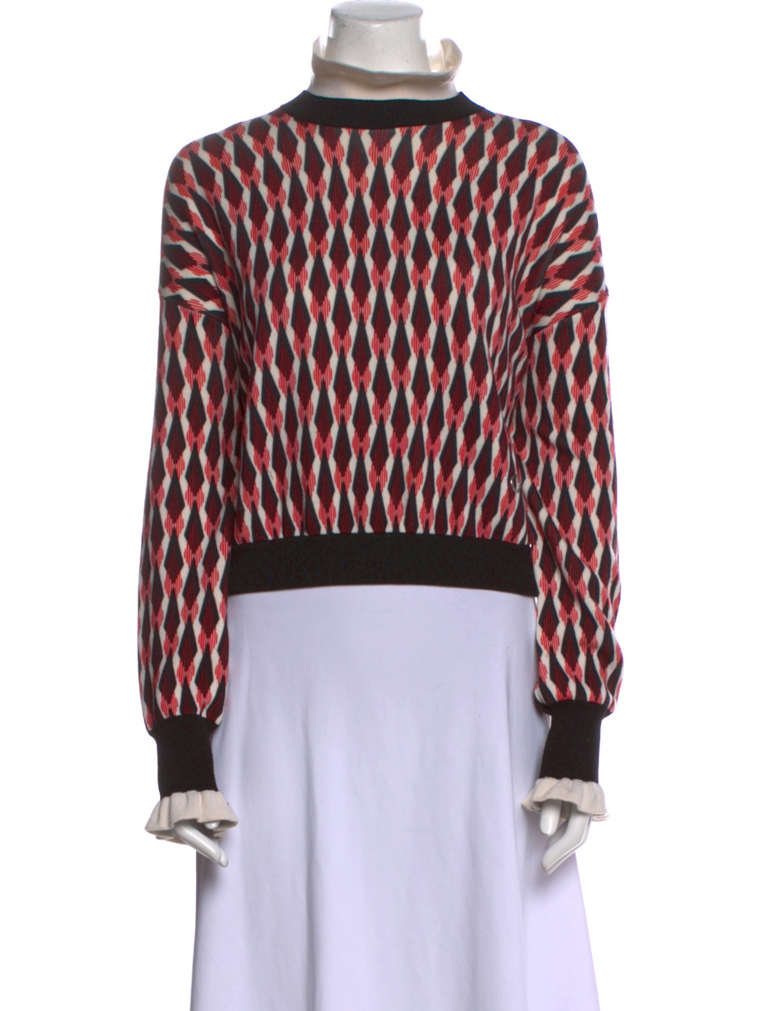 Paco Rabanne Merino Wool Printed Sweater