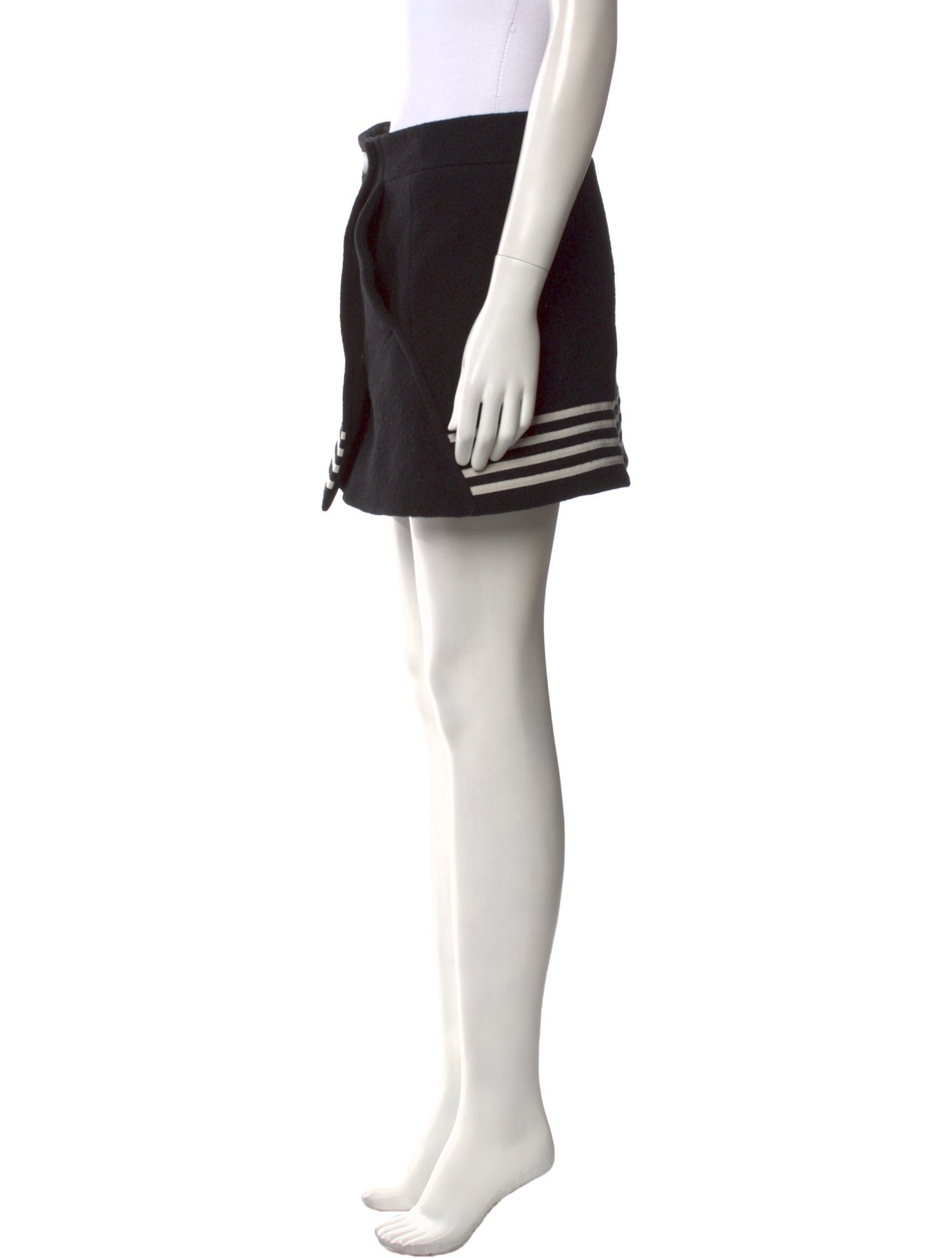 Paco Rabanne Wool Long Skirt