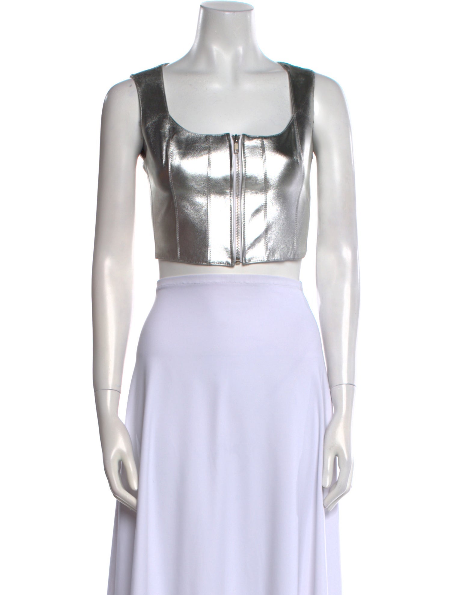 Paco Rabanne Vintage Late 1980's - Early 1990's Crop Top