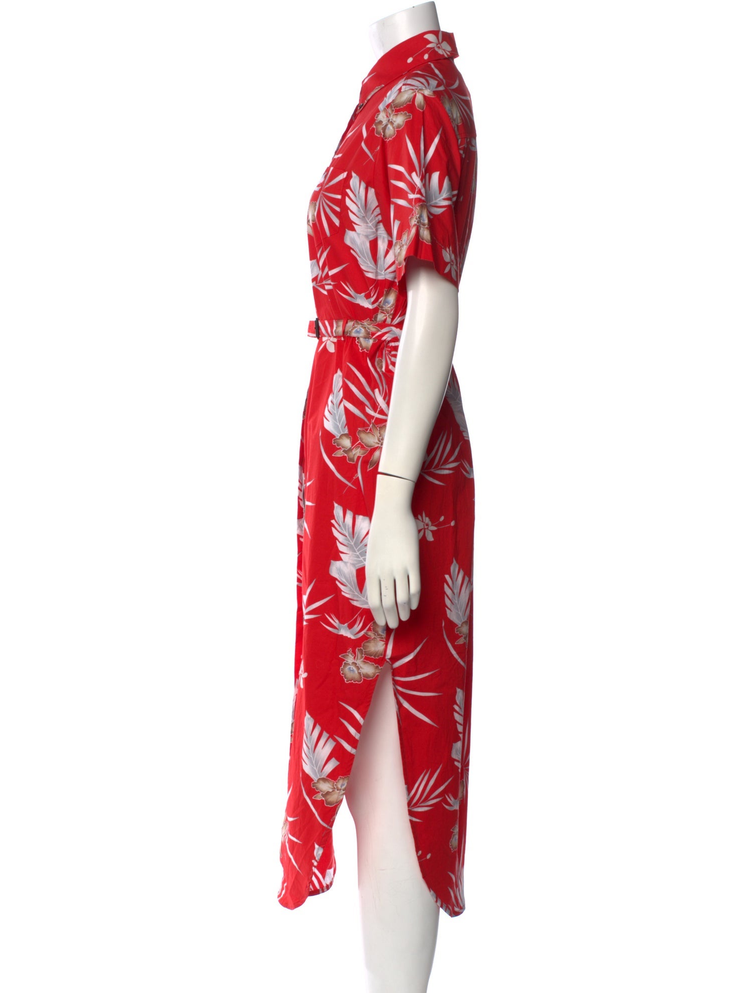 Paco Rabanne Floral Print Long Dress