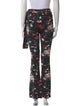 Paco Rabanne Floral Print Flared Pants