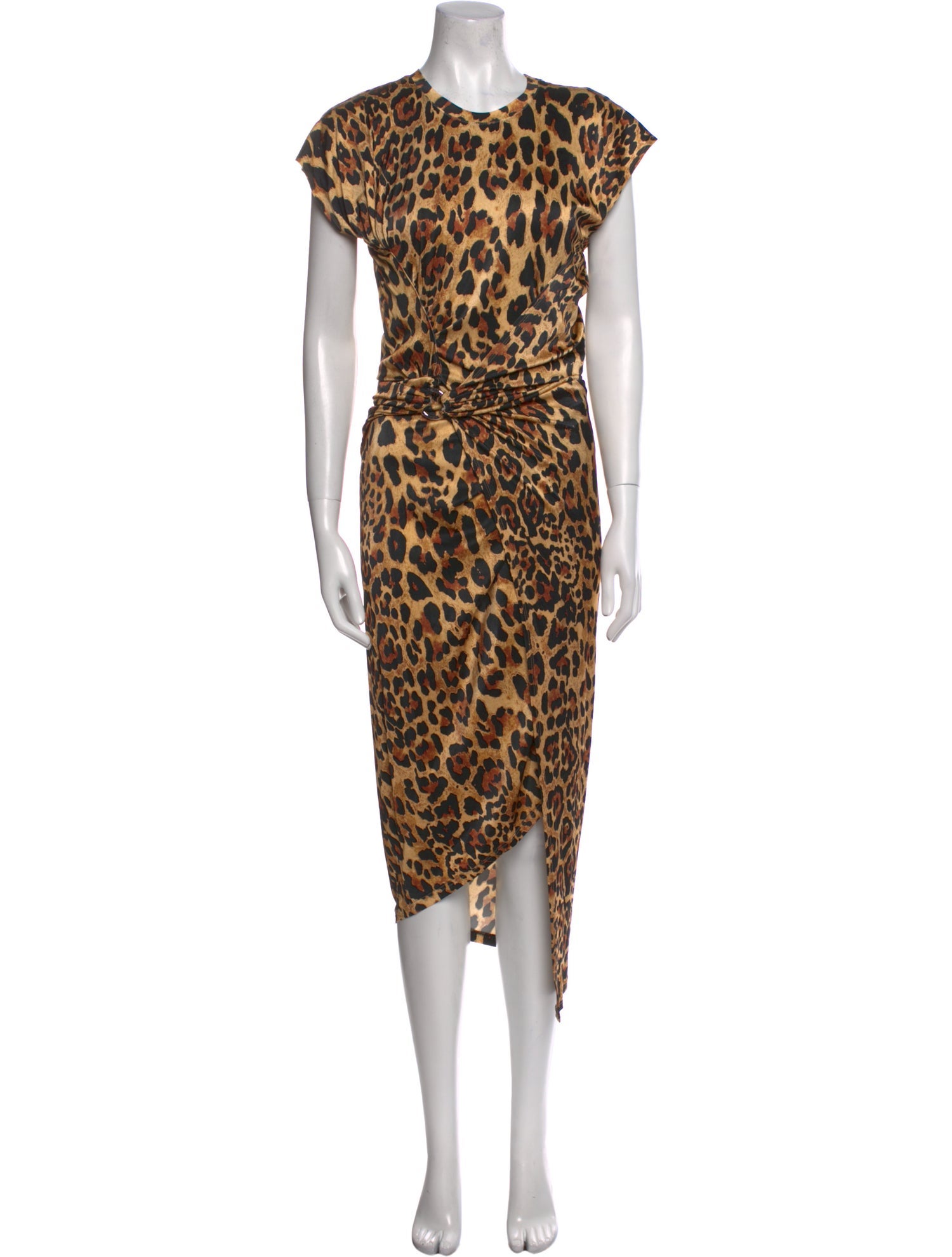 Paco Rabanne Animal Print Long Dress