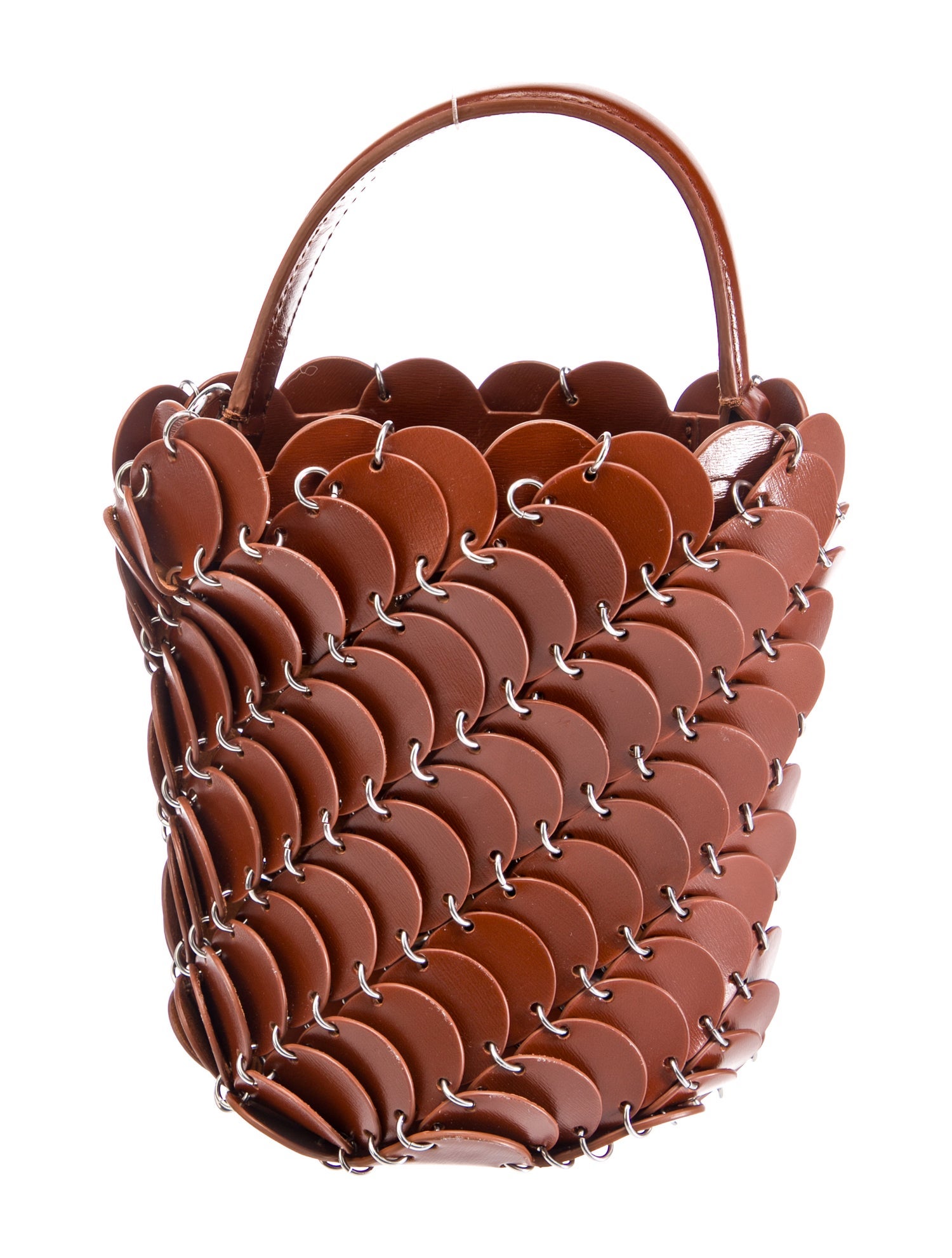 Paco Rabanne Leather Bucket Bag