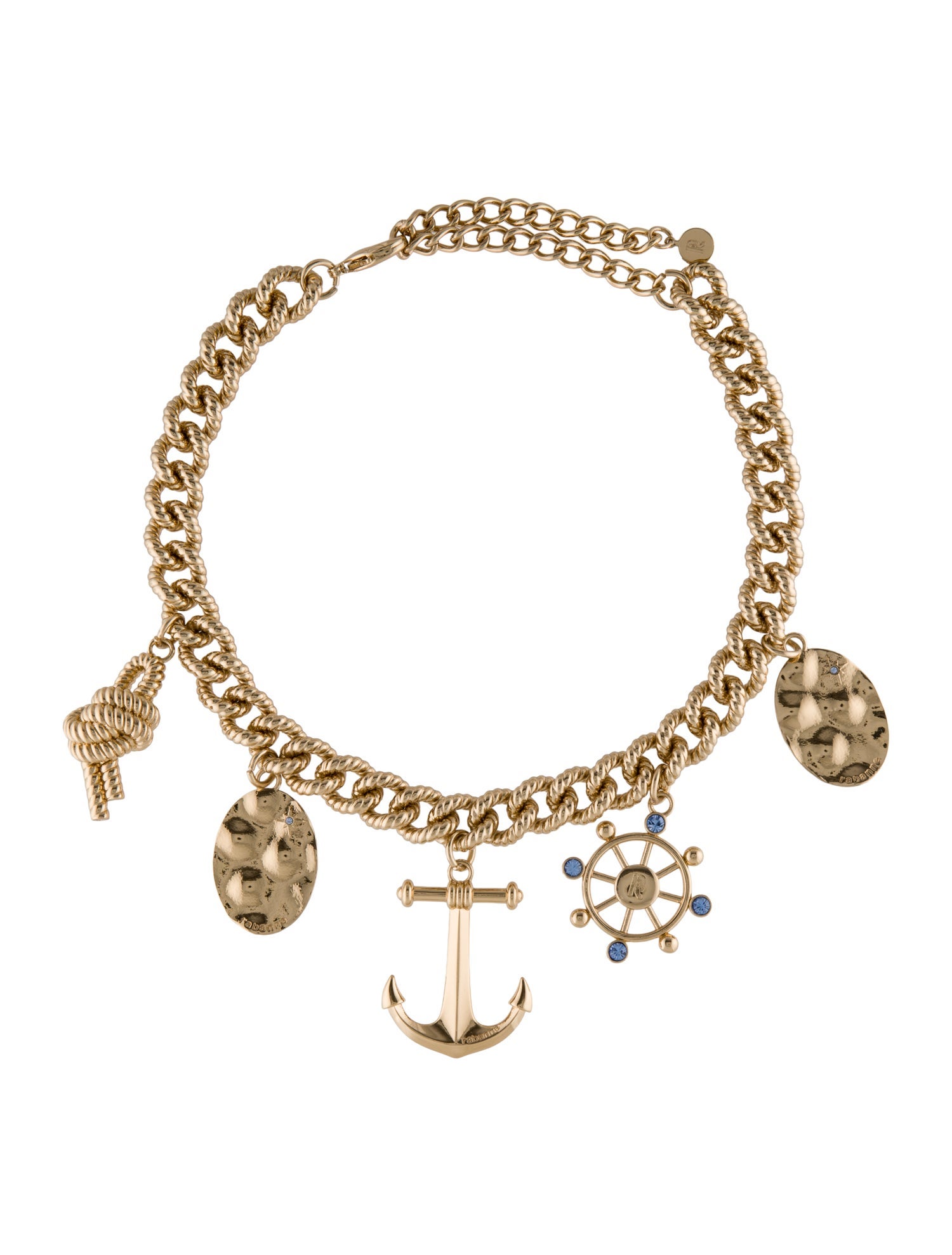 Paco Rabanne Anchor Collar Necklace