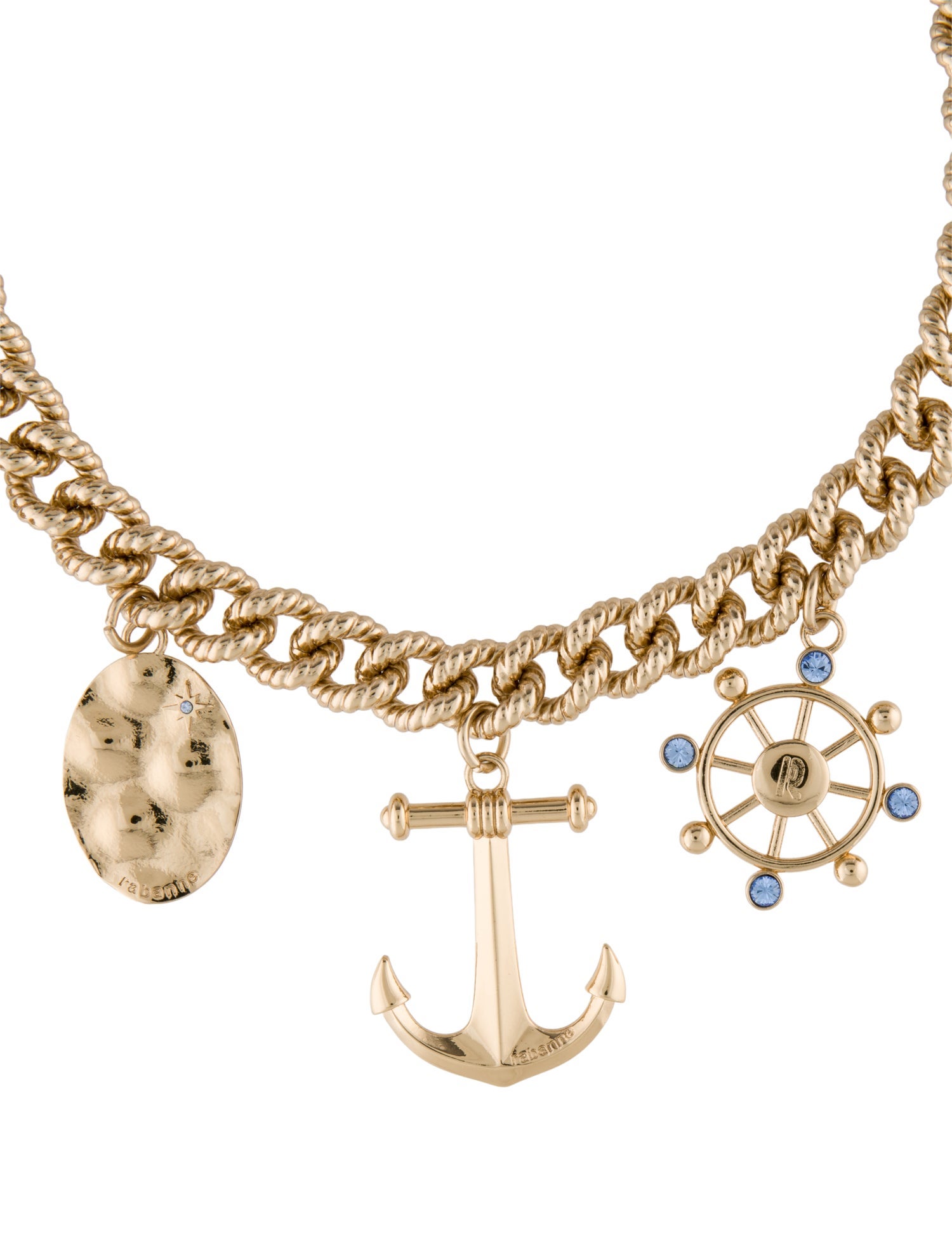 Paco Rabanne Anchor Collar Necklace