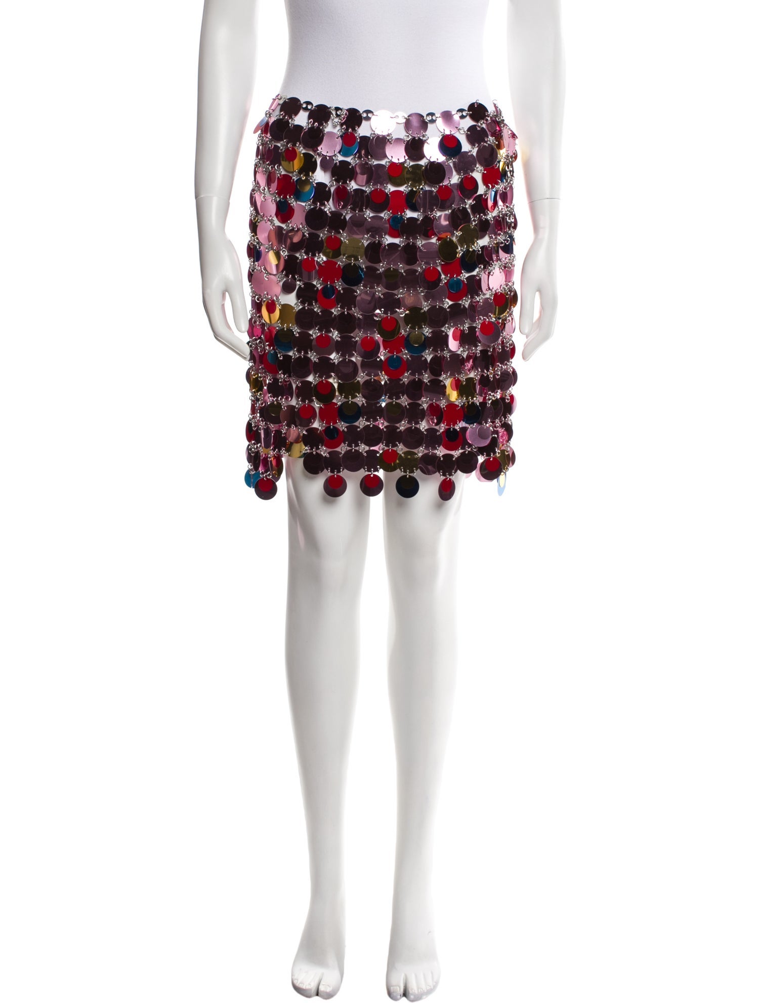 Paco Rabanne Printed Mini Skirt w/ Tags