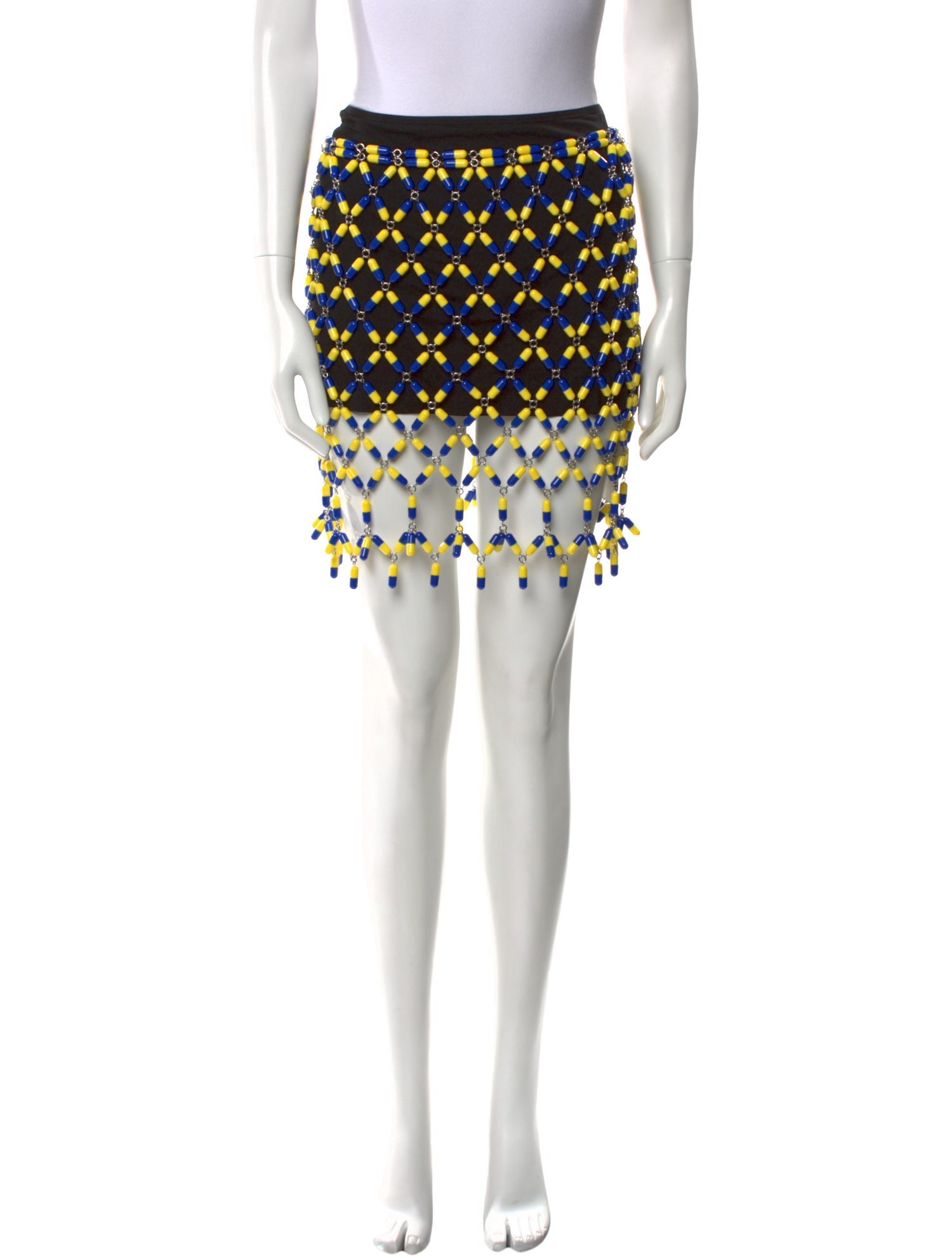 Paco Rabanne Printed Mini Skirt