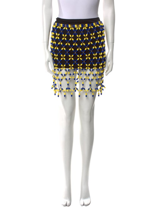 Paco Rabanne Printed Mini Skirt