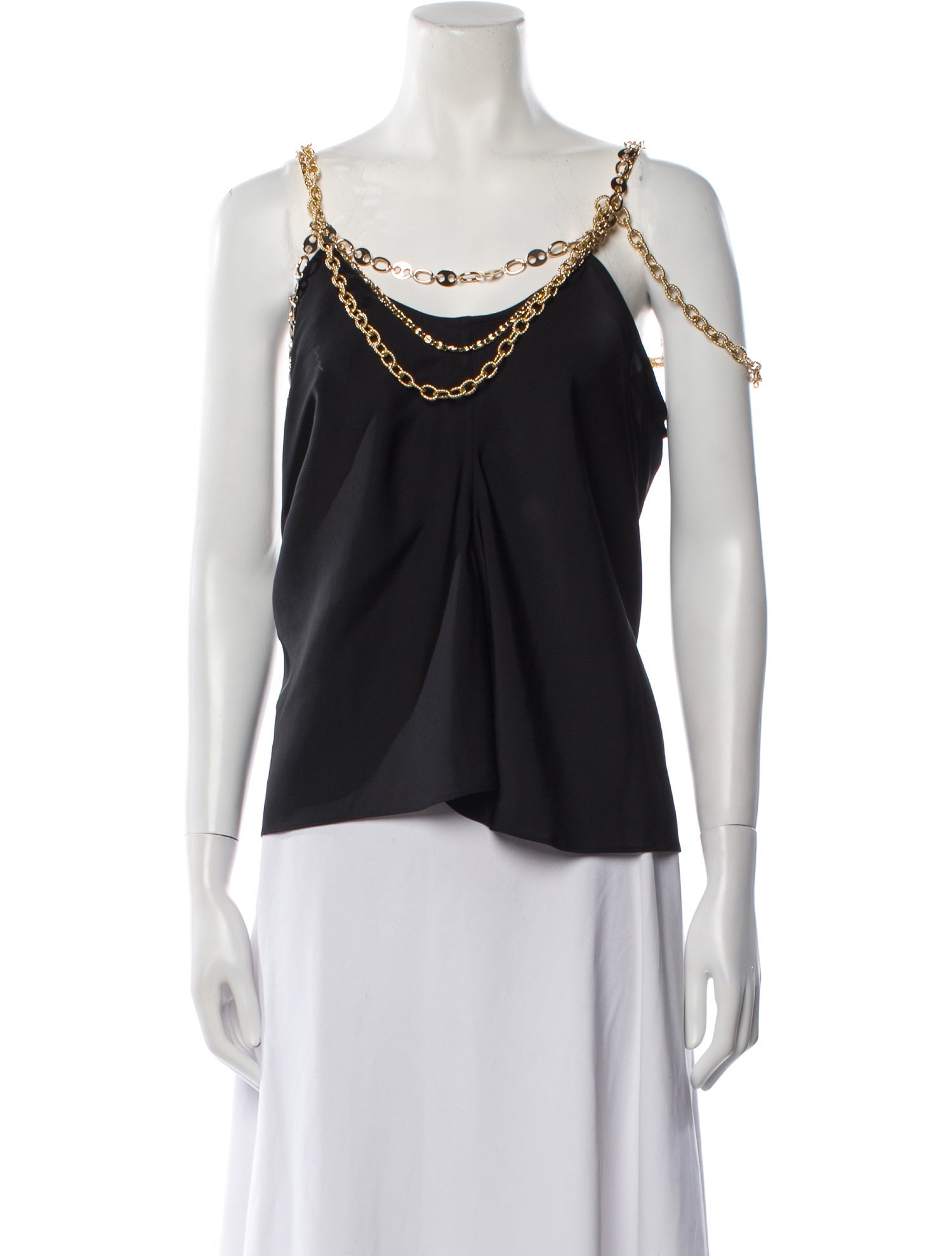 Rabanne 2024 Scoop Neck Top