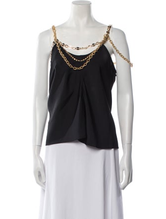 Rabanne 2024 Scoop Neck Top