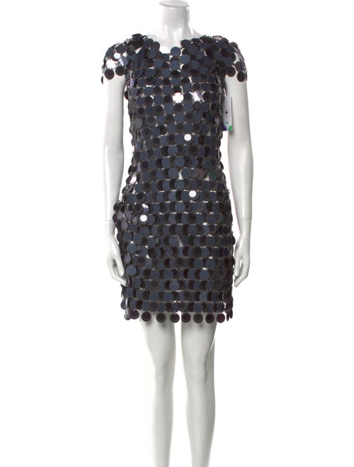 Paco Rabanne Polka Dot Print Mini Dress