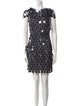 Paco Rabanne Polka Dot Print Mini Dress