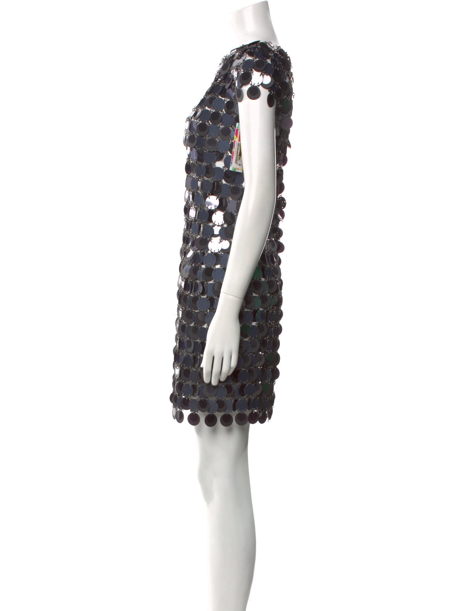 Paco Rabanne Polka Dot Print Mini Dress