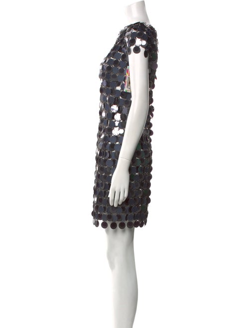 Paco Rabanne Polka Dot Print Mini Dress