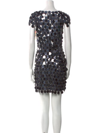 Paco Rabanne Polka Dot Print Mini Dress