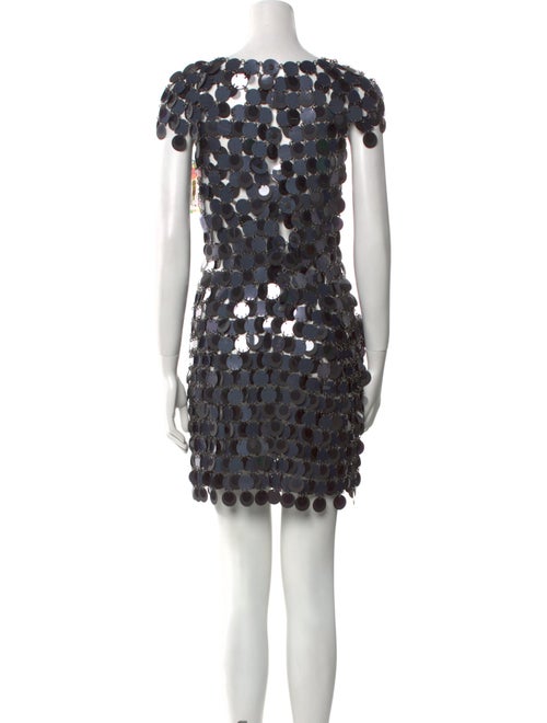 Paco Rabanne Polka Dot Print Mini Dress