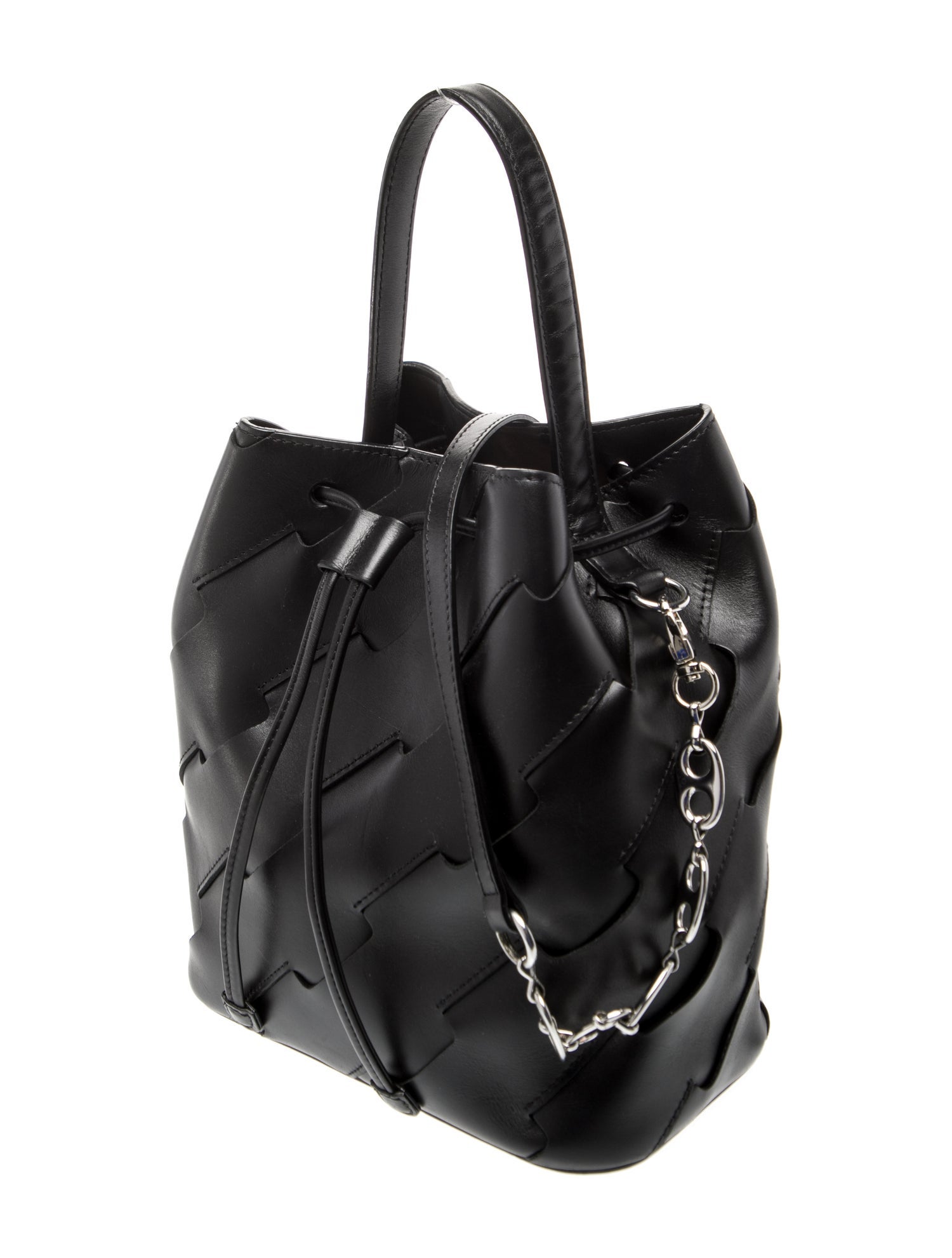 Paco Rabanne Leather Bucket Bag