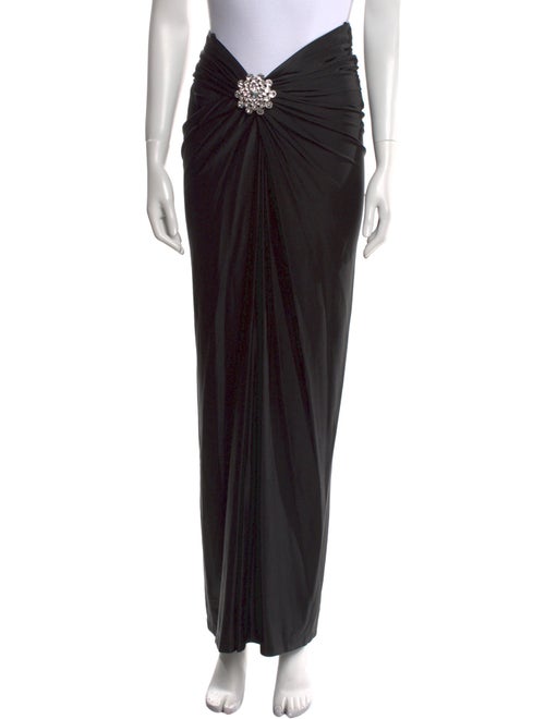 Paco Rabanne Crochet Trim Long Skirt