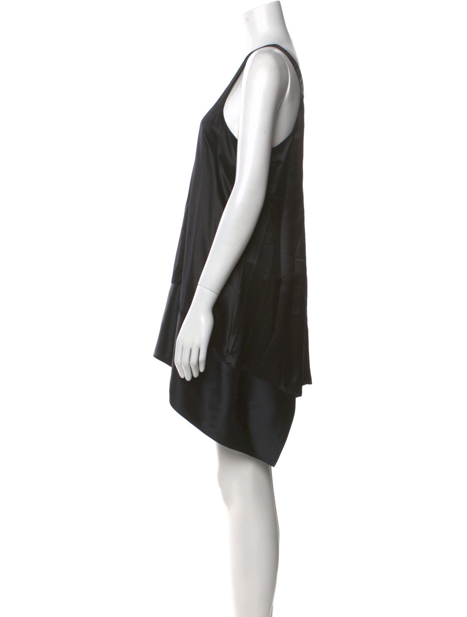 Paco Rabanne Scoop Neck Mini Dress