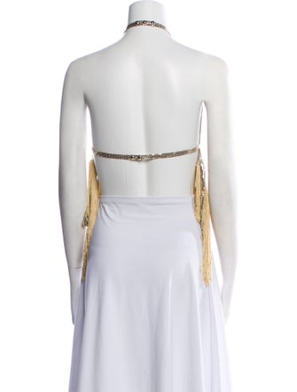 Paco Rabanne 2023 Colorblock Pattern Top