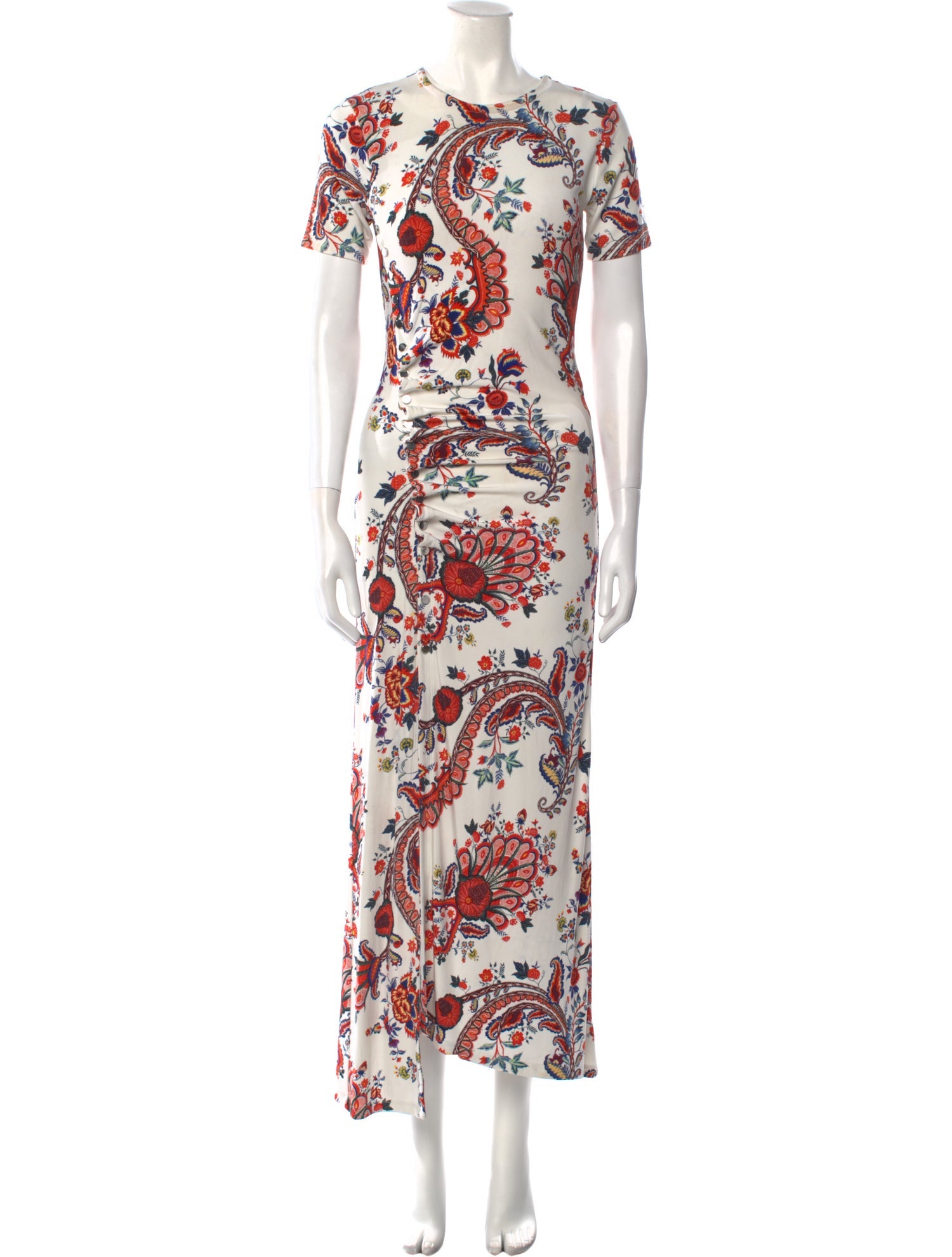 Paco Rabanne Printed Long Dress