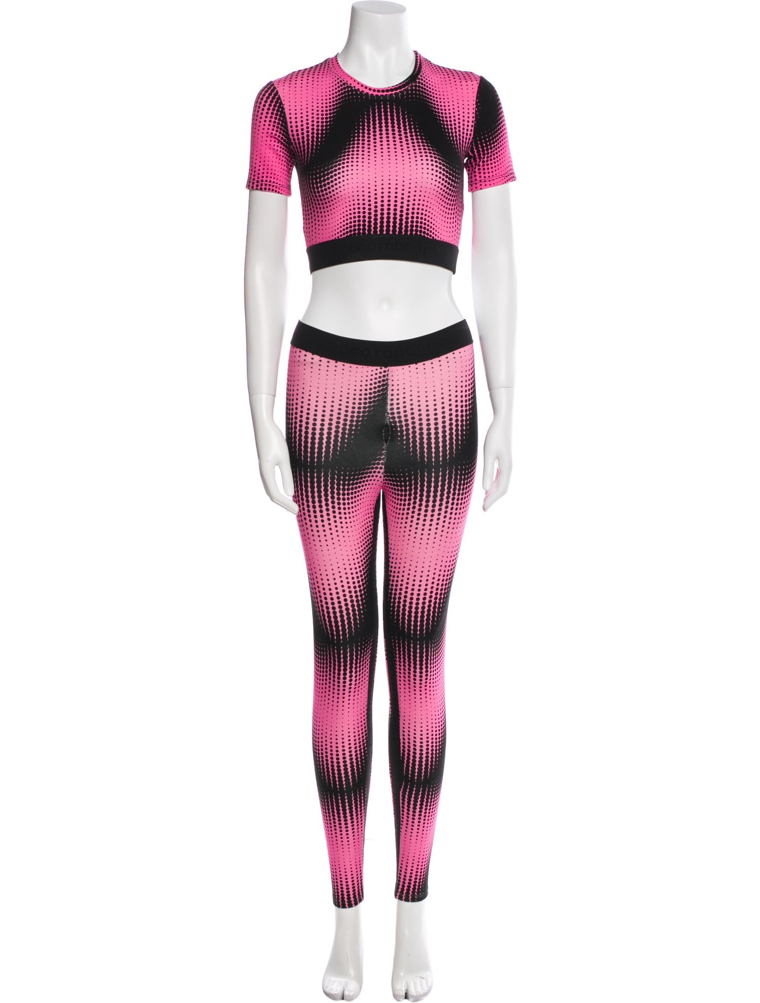 Paco Rabanne Polka Dot Print Pant Set