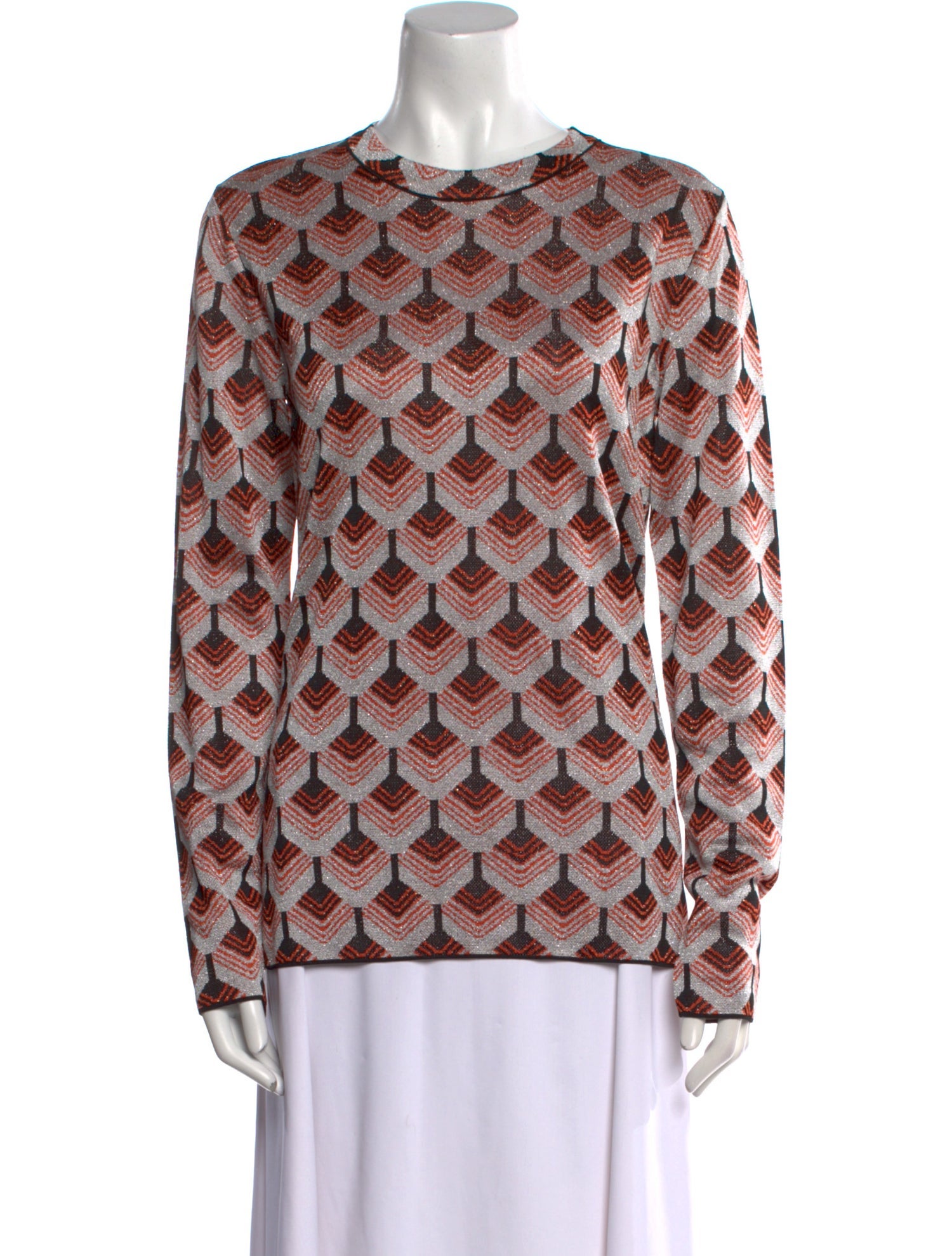 Paco Rabanne Printed Crew Neck Sweatshirt
