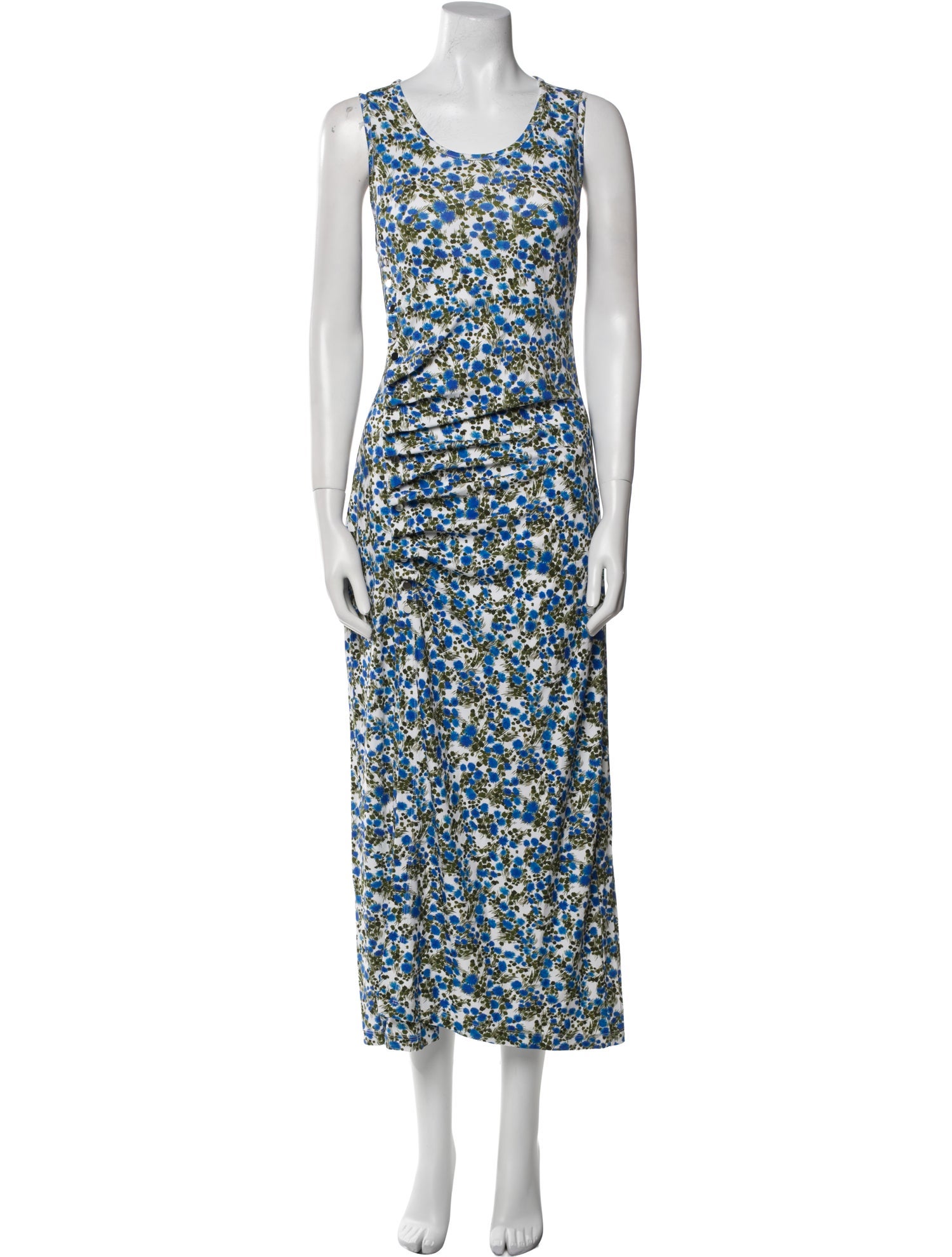 Rabanne Printed Long Dress