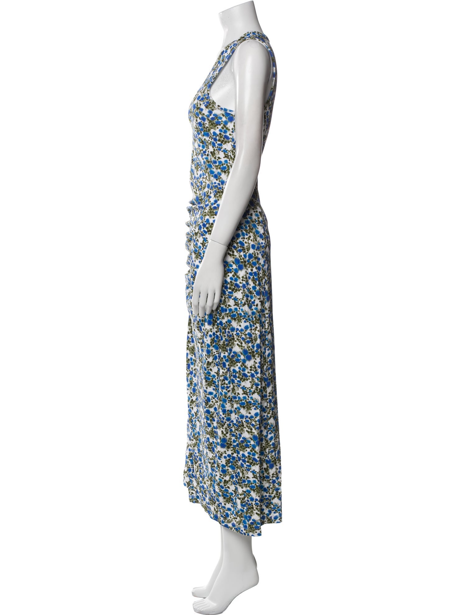 Rabanne Printed Long Dress