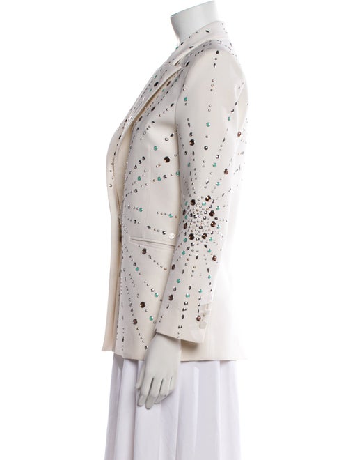 Paco Rabanne Virgin Wool Patterned Blazer