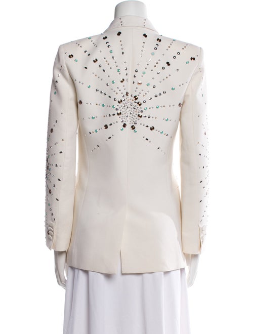 Paco Rabanne Virgin Wool Patterned Blazer