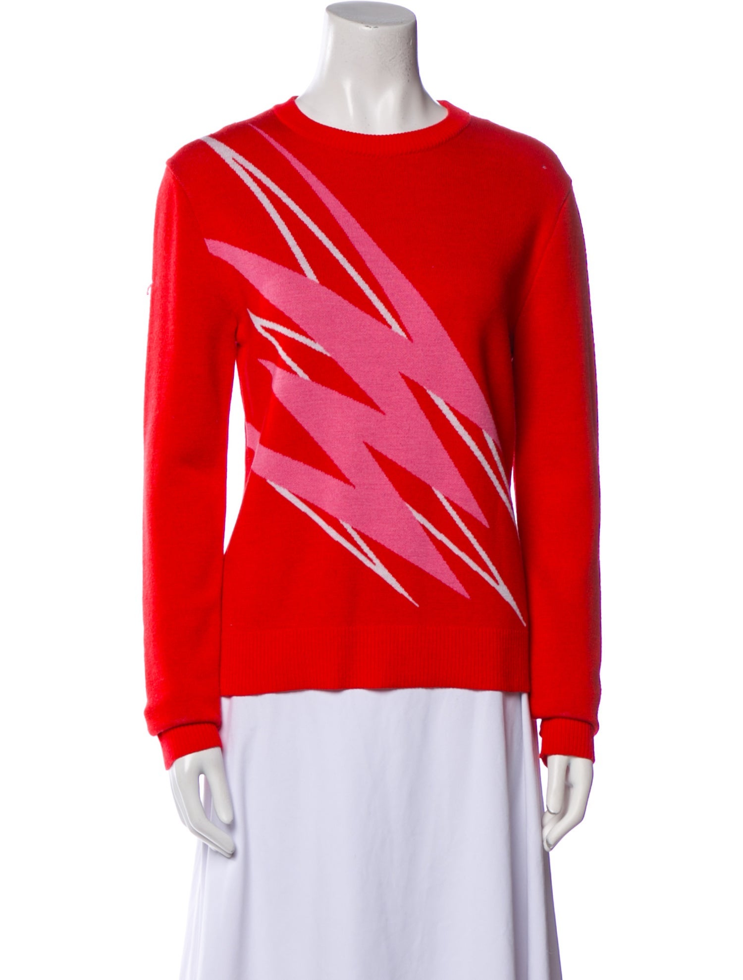 Paco Rabanne Wool Graphic Print Sweatshirt