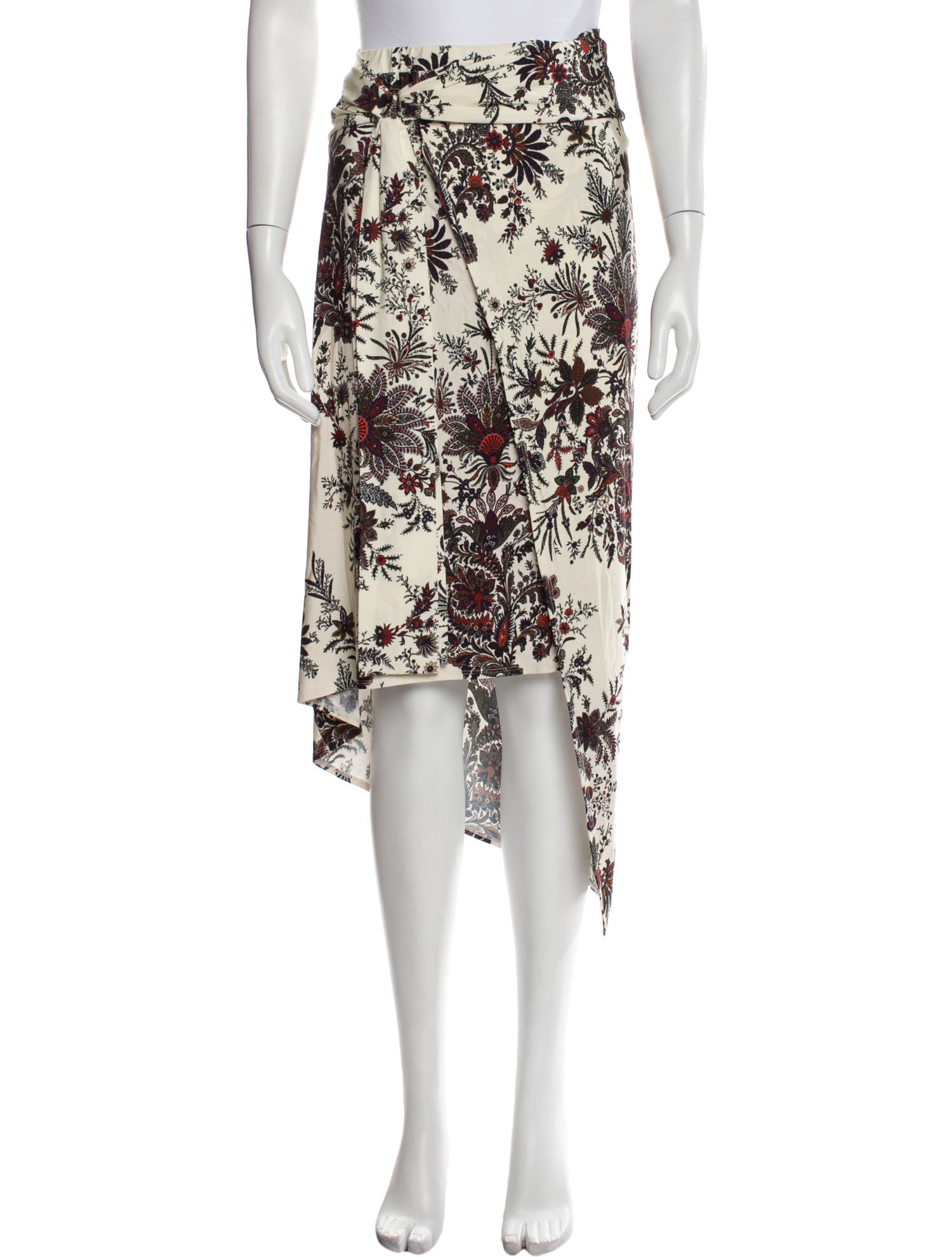 Paco Rabanne Printed Midi Length Skirt