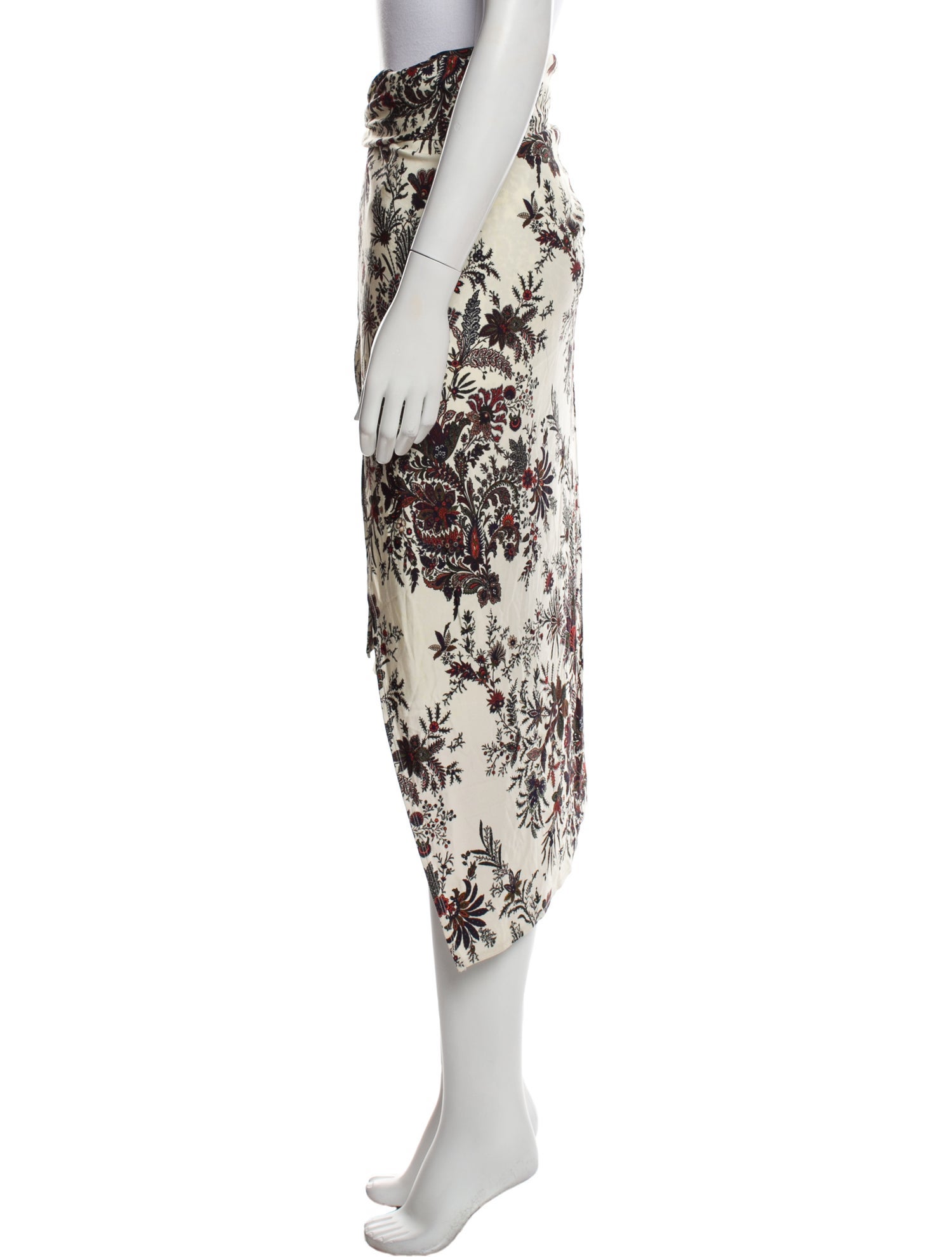 Paco Rabanne Printed Midi Length Skirt