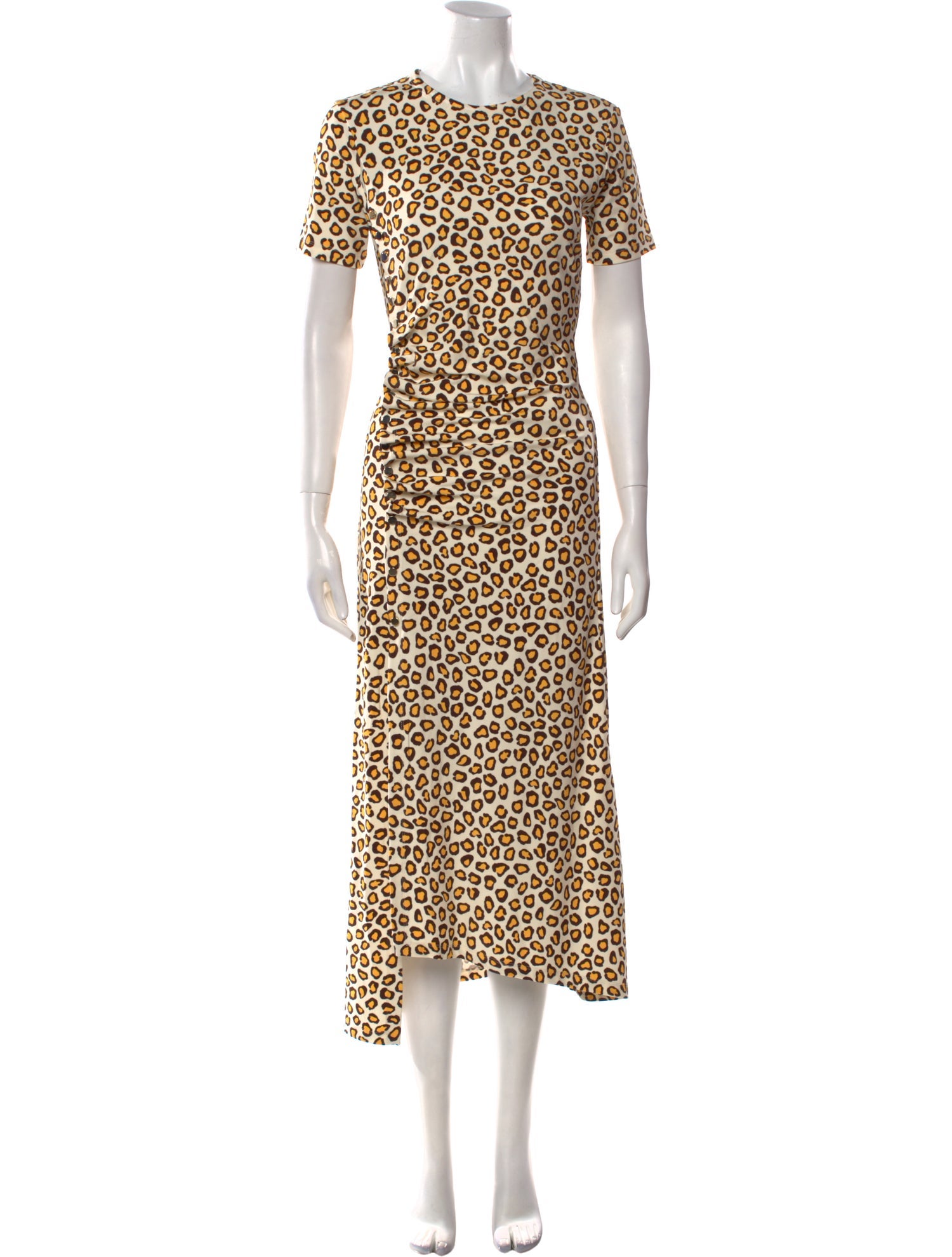 Paco Rabanne Animal Print Long Dress