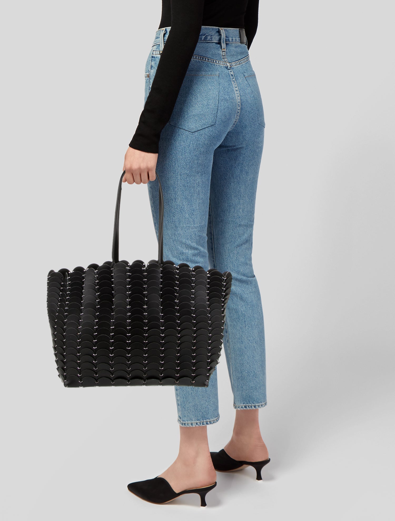 Paco Rabanne Leather Tote