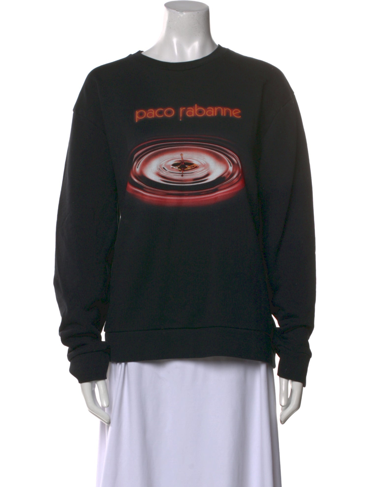 Paco Rabanne Graphic Print Crew Neck Sweatshirt