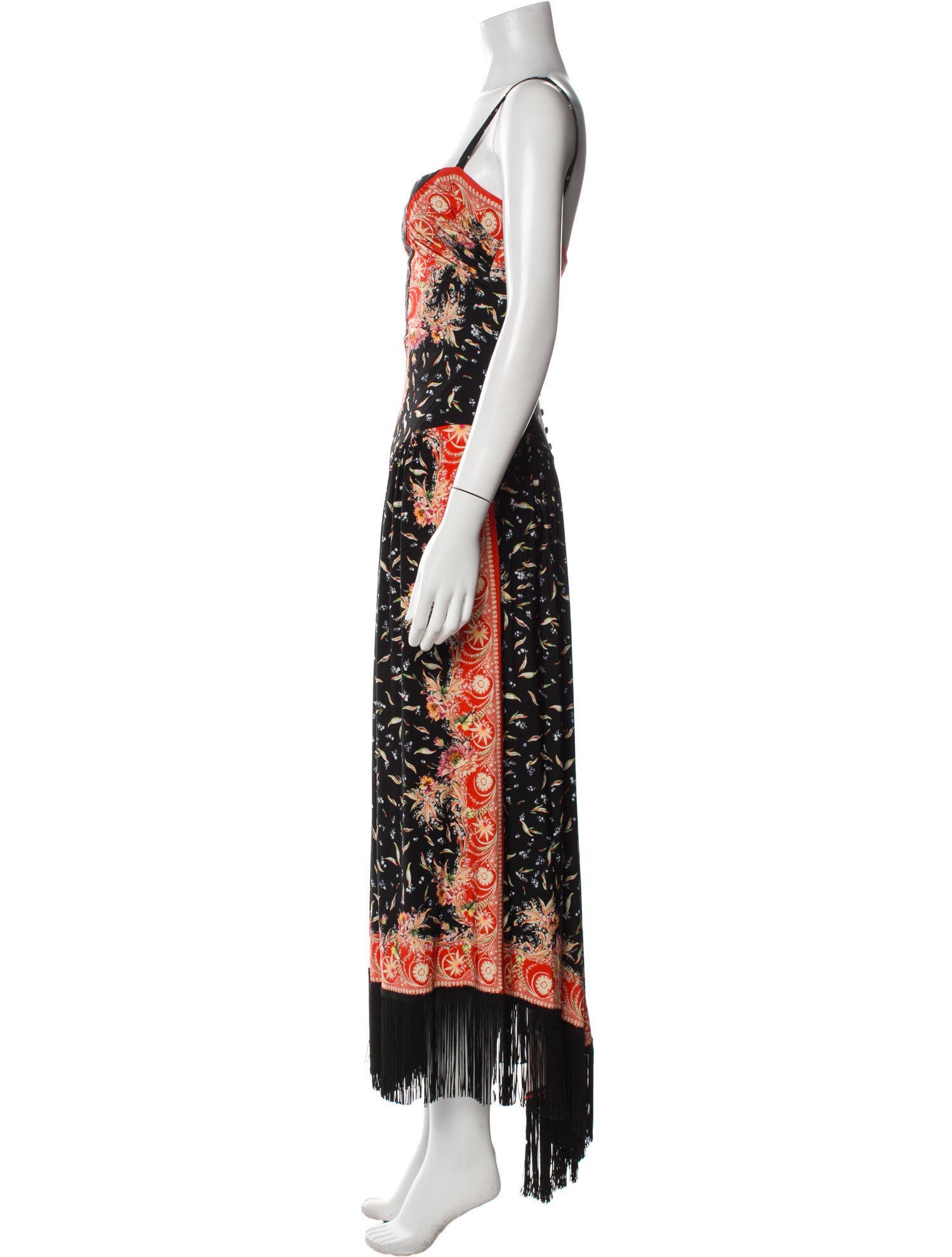 Paco Rabanne Printed Long Dress