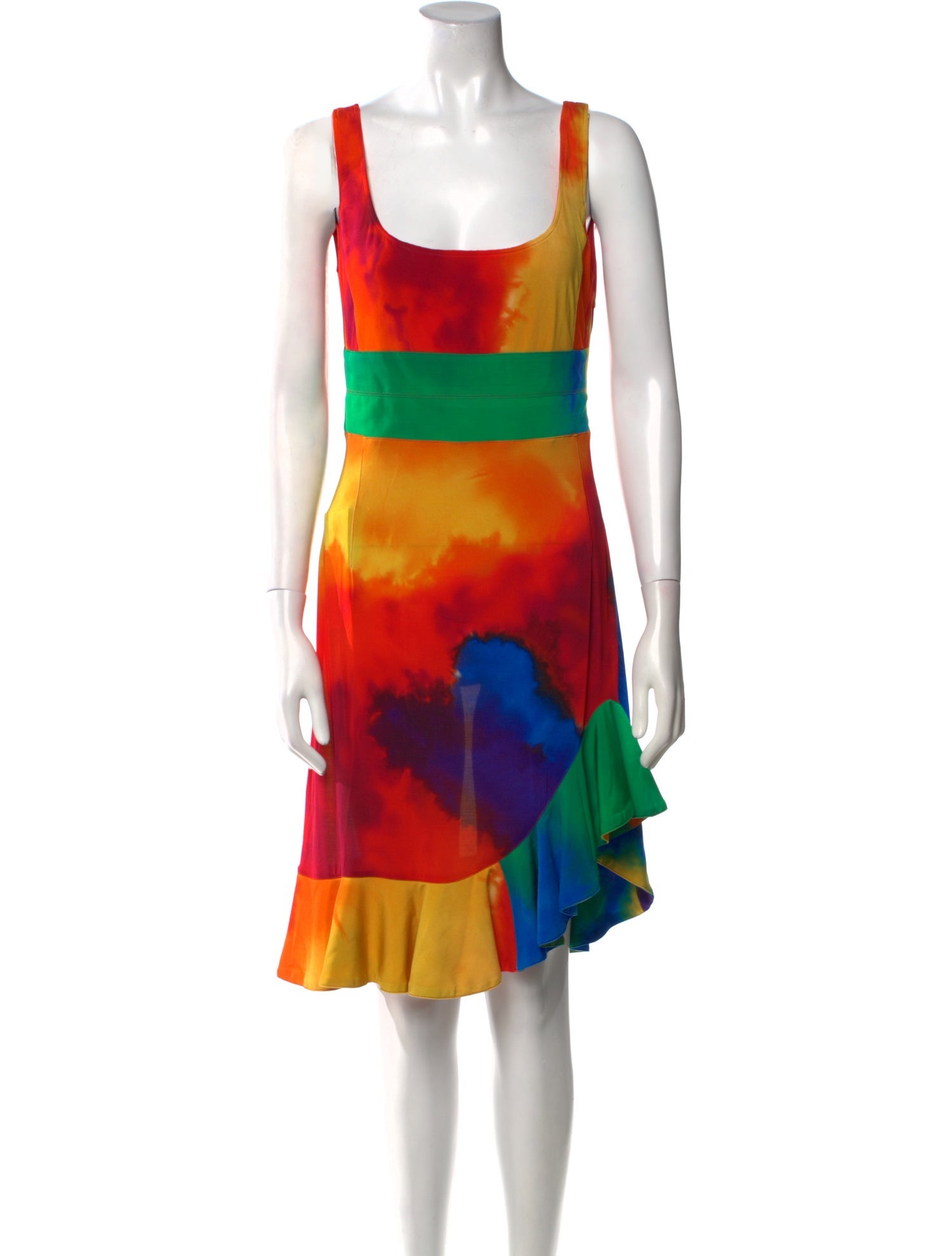 Paco Rabanne Printed Knee-Length Dress w/ Tags