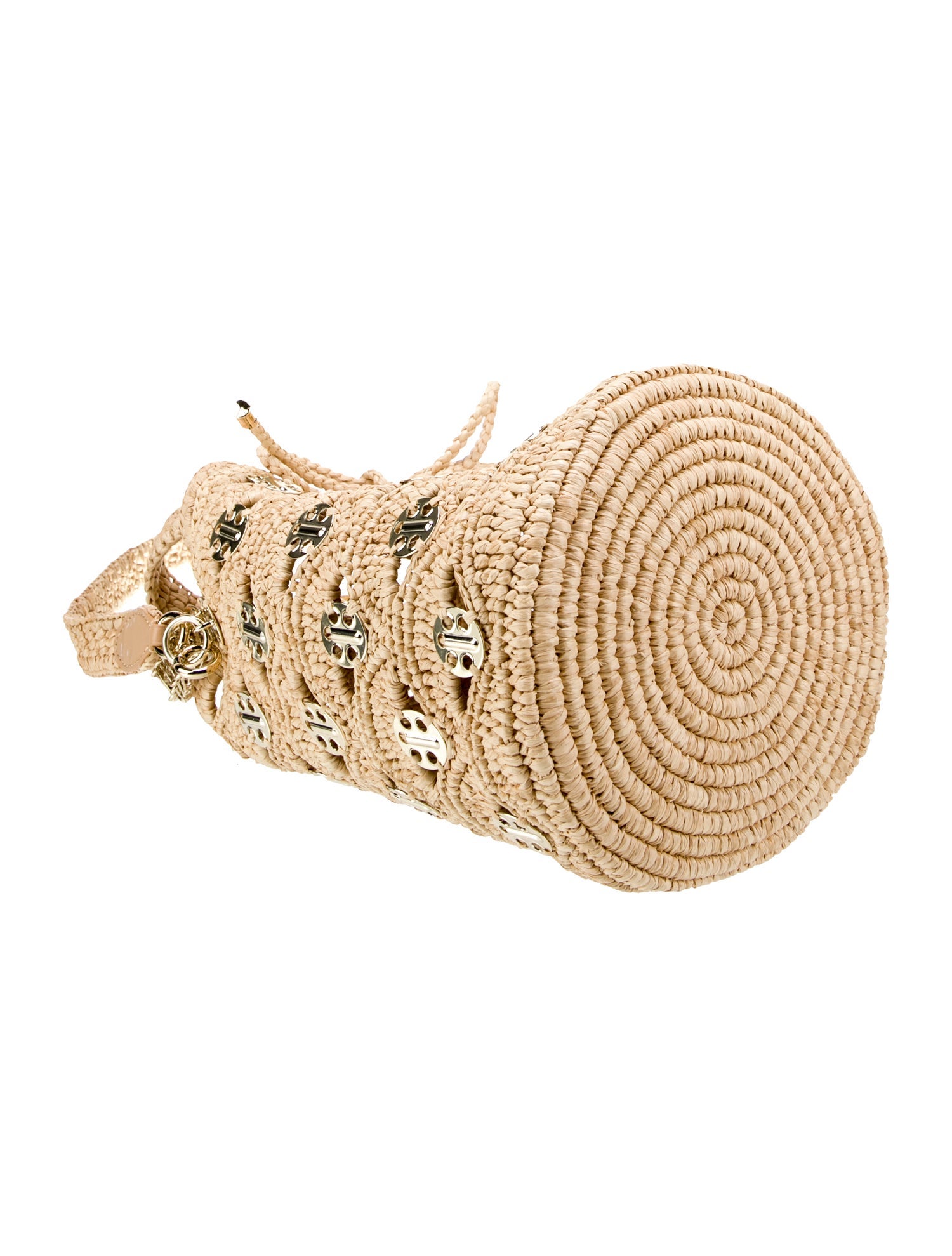Paco Rabanne Raffia Bucket Bag